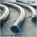 Curva em aço inoxidável sem costura com tangente A403 (S32109, S34700, S34709)